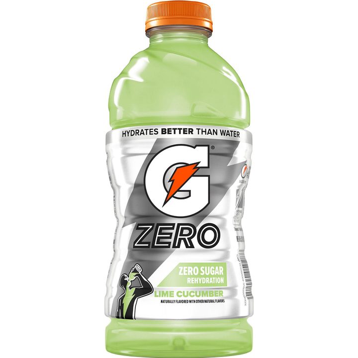 Gatorade Zero Zero Sugar Thirst Quencher Lime Cucumber 28 Fl Oz — view 4