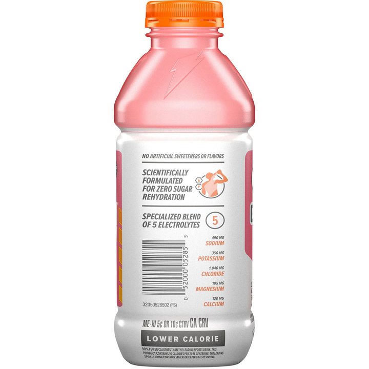 Gatorade Gatorlyte Zero Sugar Electrolyte Beverage Strawberry Kiwi 20 Fl Oz — view 2