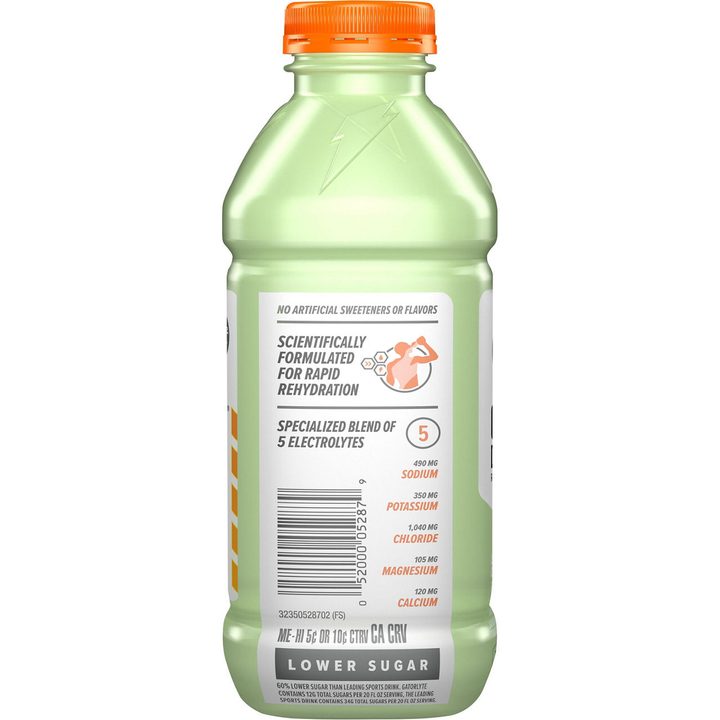 Gatorade Gatorlyte Electrolyte Beverage Lime Cucumber 20 Fl Oz — view 3