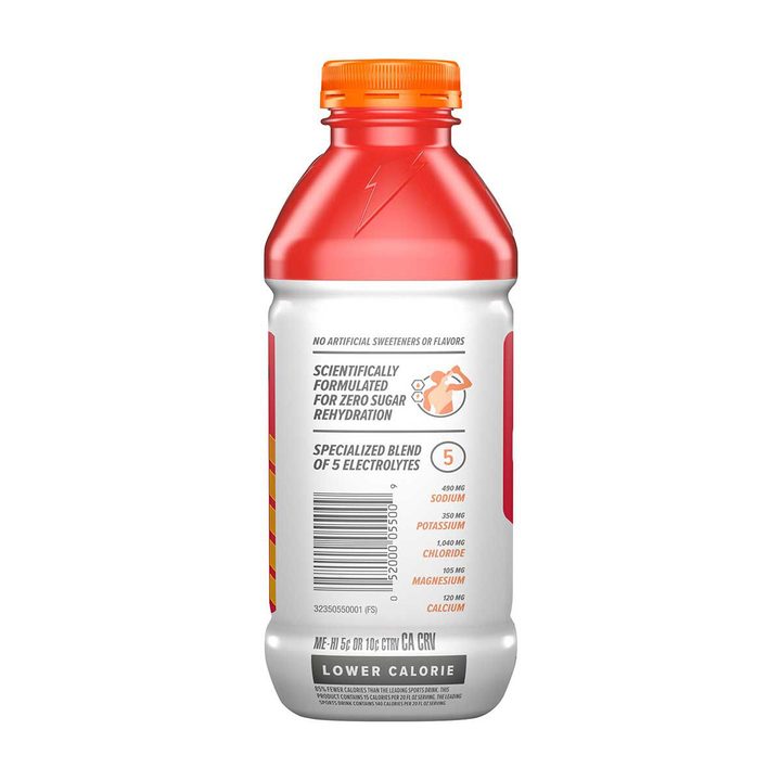Gatorade Gatorlyte Zero Sugar Electrolyte Beverage, Fruit Punch, 20 fl oz — view 3