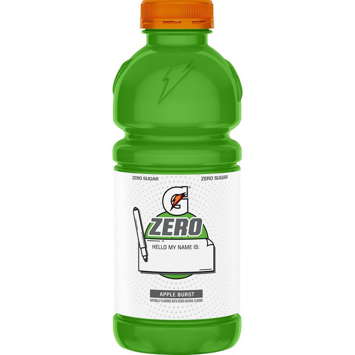Gatorade Zero Zero Sugar Thirst Quencher Apple Burst 20 Fl Oz, 8 Count — view 4