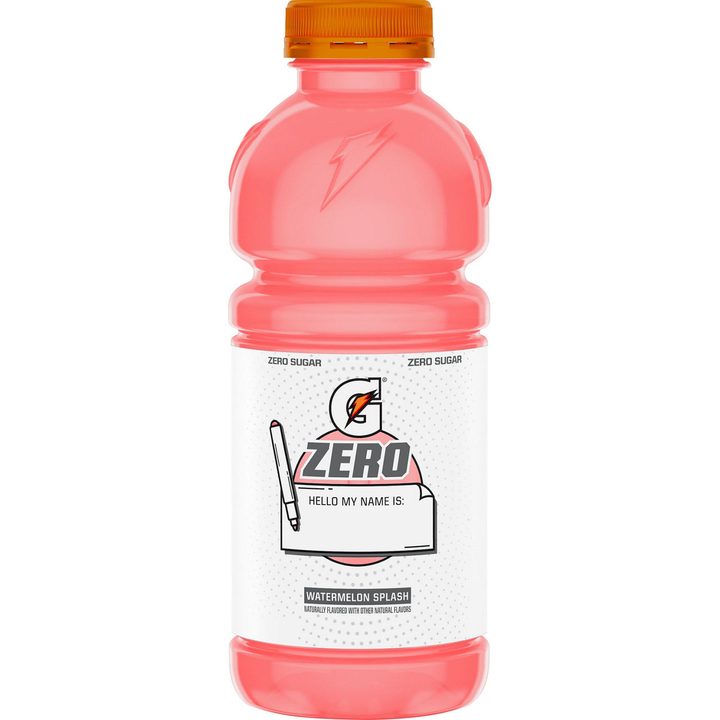 Gatorade Zero Zero Sugar Thirst Quencher Watermelon Splash 20 Fl Oz, 8 Count — view 3