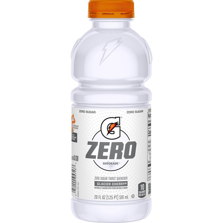 Gatorade Zero Zero Sugar Thirst Quencher Glacier Cherry, 20 Fl Oz X 6 — view 2
