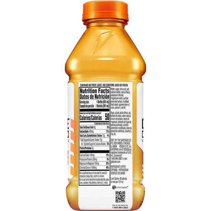 Gatorade Gatorlyte Electrolyte Beverage, Pineapple Mango, 20 Fl Oz — view 3