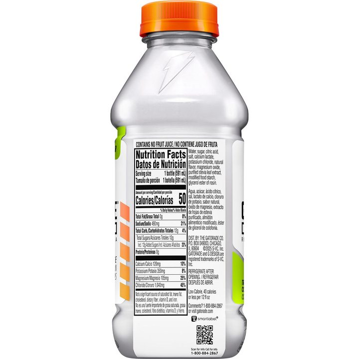 Gatorade Gatorlyte Lower Sugar Electrolyte Beverage Tropical Coconut 20 Fl Oz — view 3
