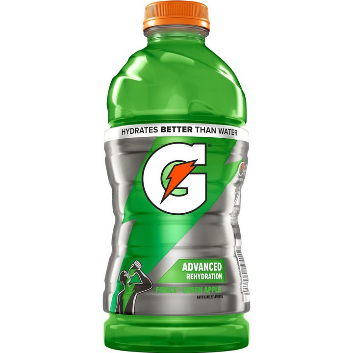 Gatorade Fierce Thirst Quencher Green Apple Artificially Flavored 28 Fl Oz — view 4
