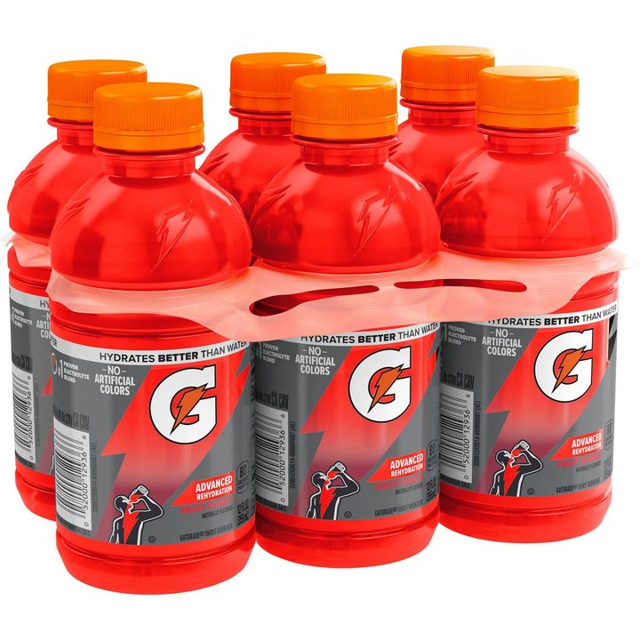 Gatorade Thirst Quencher Fruit Punch Naturally Flavored 12 Fl Oz, 6 Count — view 3