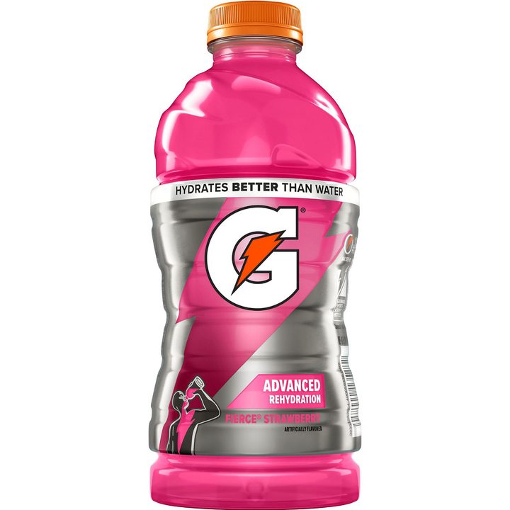 Gatorade Fierce Thirst Quencher Strawberry Artificially Flavored 28 Fl Oz — view 2