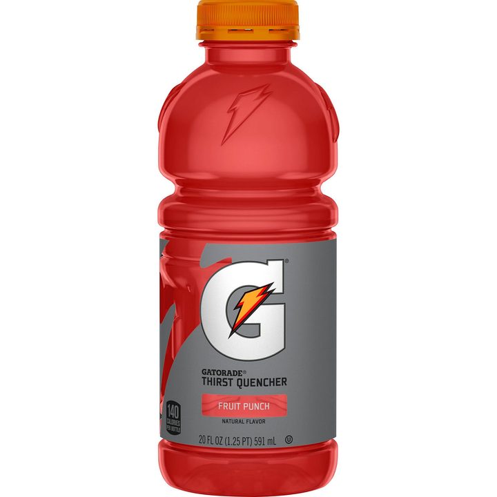 Gatorade Thirst Quencher Fruit Punch Natural Flavor 20 Fl Oz, 8 Count — view 3
