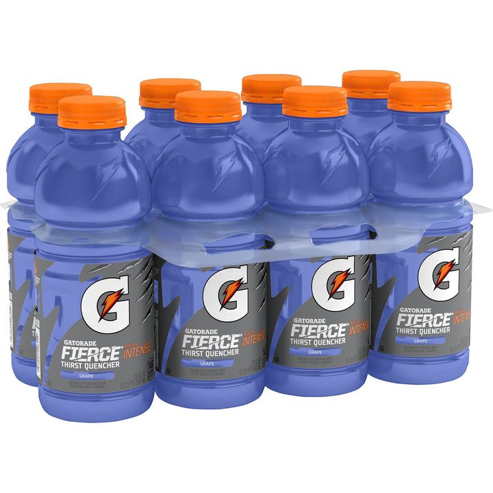 Gatorade Fierce Thirst Quencher Grape 20 Fl Oz, 8 Count — view 4