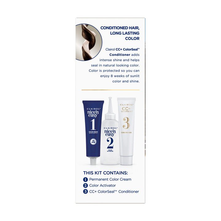 Clairol Nice'n Easy Permanent Hair Color Kit, 5G Med Gold Brown — view 3