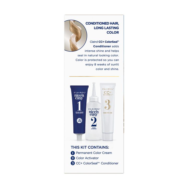 Clairol Nice'n Easy Permanent Hair Color Kit, 9A Light Ash Blonde — view 3