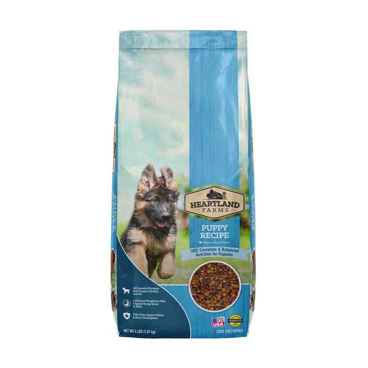 Heartland Farms Dry Dog Food, Savory Chicken Flavor, Puppies, 4 lb — view 2