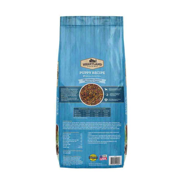 Heartland Farms Dry Dog Food, Savory Chicken Flavor, Puppies, 4 lb — view 3