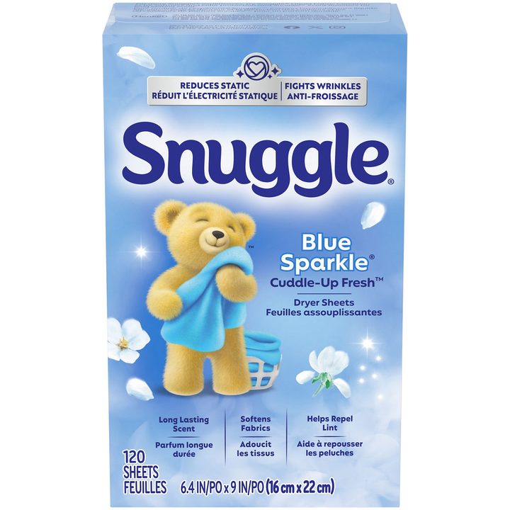 Snuggle Fabric Softener Dryer Sheets, Blue Sparkle, 120 Count — view 3