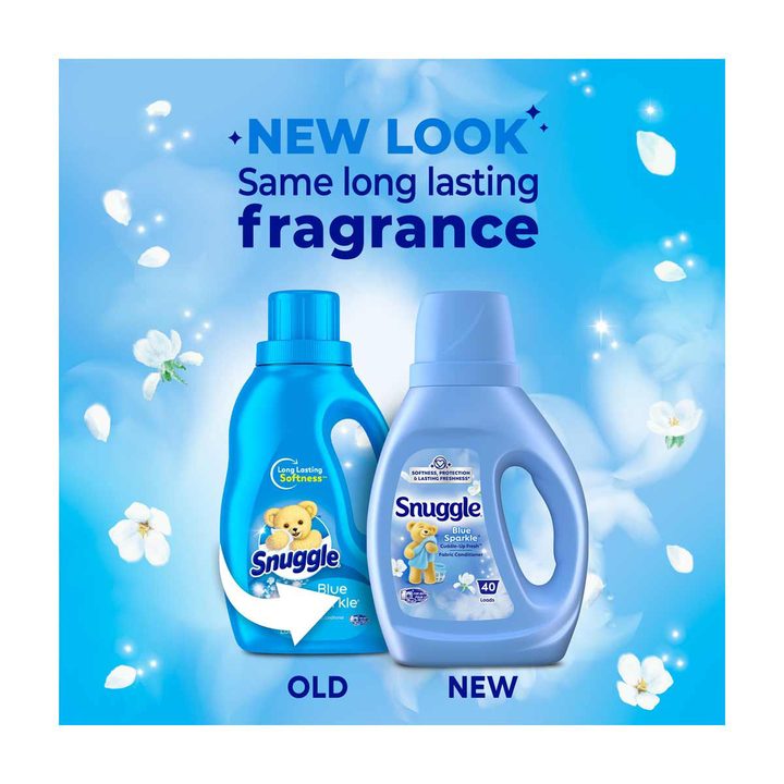 Snuggle Blue Sparkle Cuddle- Up Fresh 27.2oz Liquid Fabric Conditioner — view 2