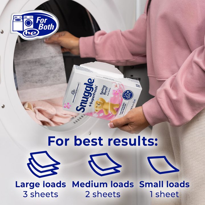 Snuggle Plus SuperFresh Dryer Sheets with Static Control and Odor Eliminating Technology, Spring Burst, 70 Count — view 4