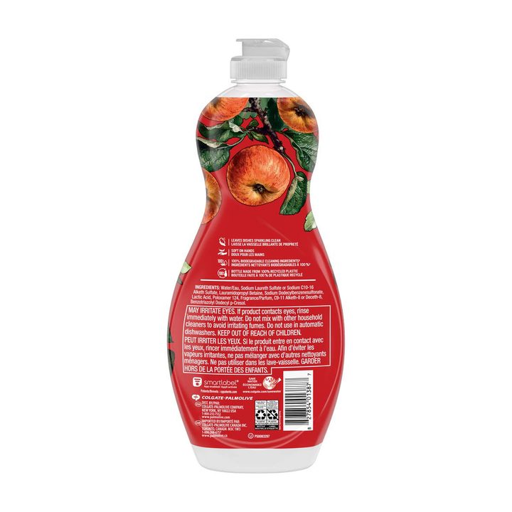 Palmolive Ultra Strength Liquid Dish Soap, Limited Edition, Apple Orchard Scent, 20 fl oz Bottle — view 3