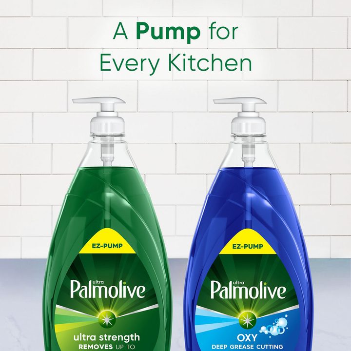Palmolive Ultra Oxy Liquid Dish Soap, Deep Grease Cutting, 28 fl oz EZ-Pump Bottle — view 3