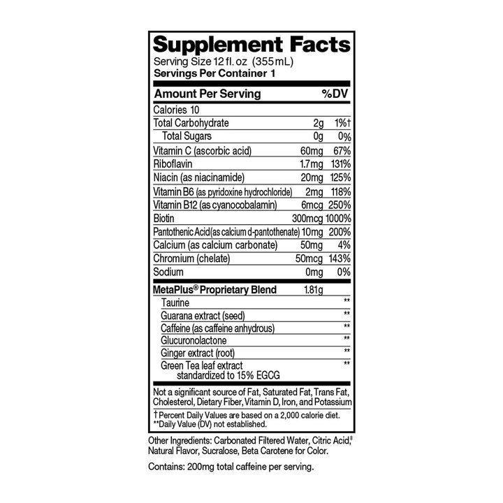 Celsius Live Fit Sparkling Energy Drink Orange 12 Fl Oz — view 4