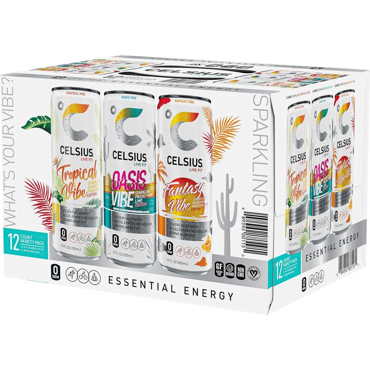 Celsius Live Fit Energy Drink Variety 12 Fl Oz, 12 Count — view 4