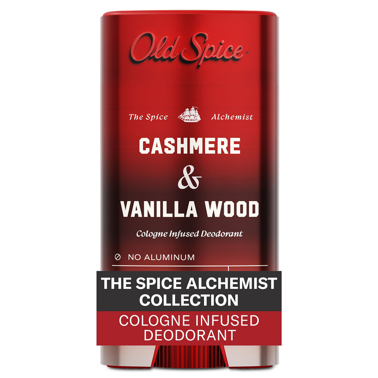 Old Spice Deodorant for Men, The Spice Alchemist Collection, Cologne Infused, Signature Scent, Cashmere and Vanilla Wood Scent, No Trade Offs, Crafted for Compliments, 3oz