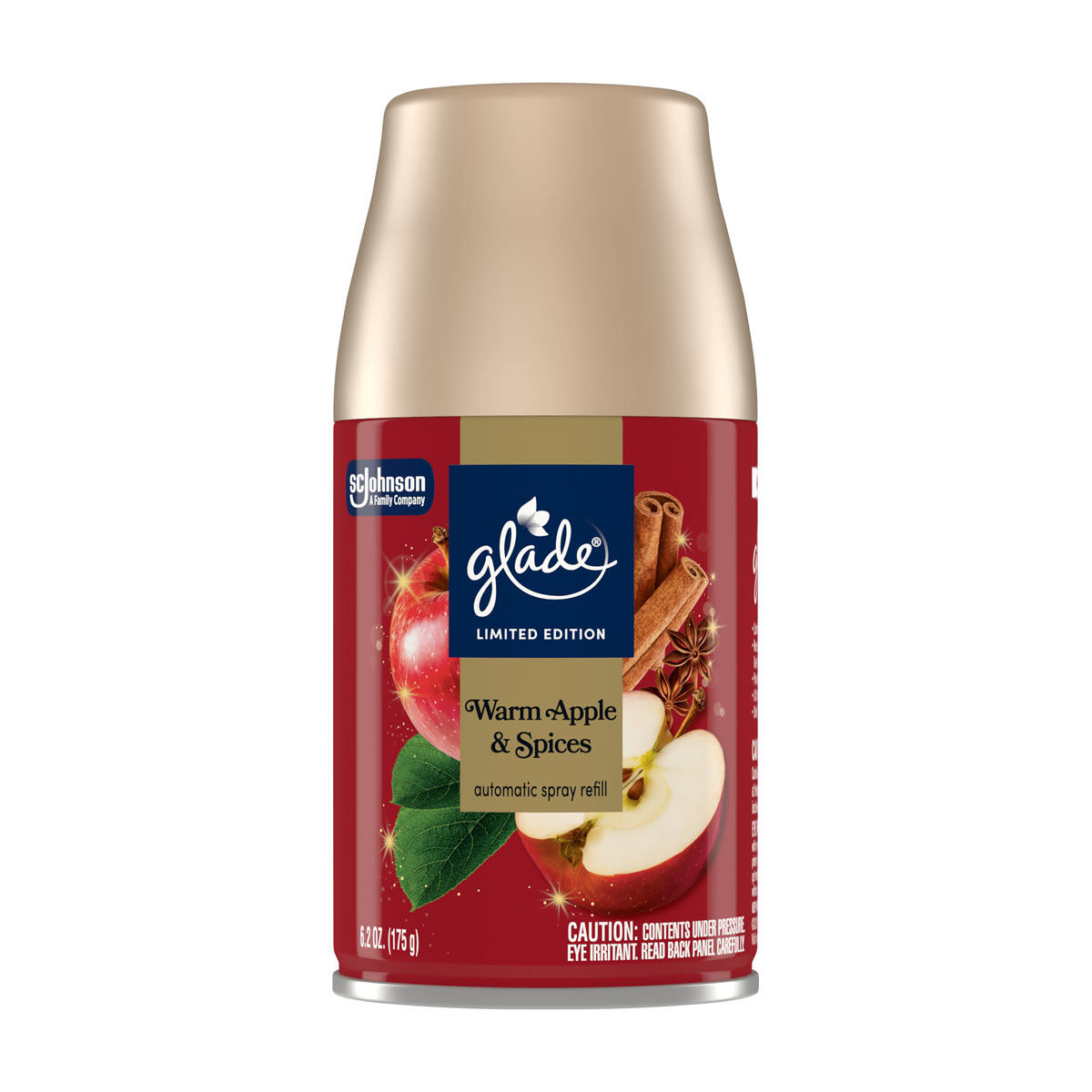 Glade® Automatic Spray Air Freshener Refill, Warm Apple & Spices, 6.2 oz, 1 ct