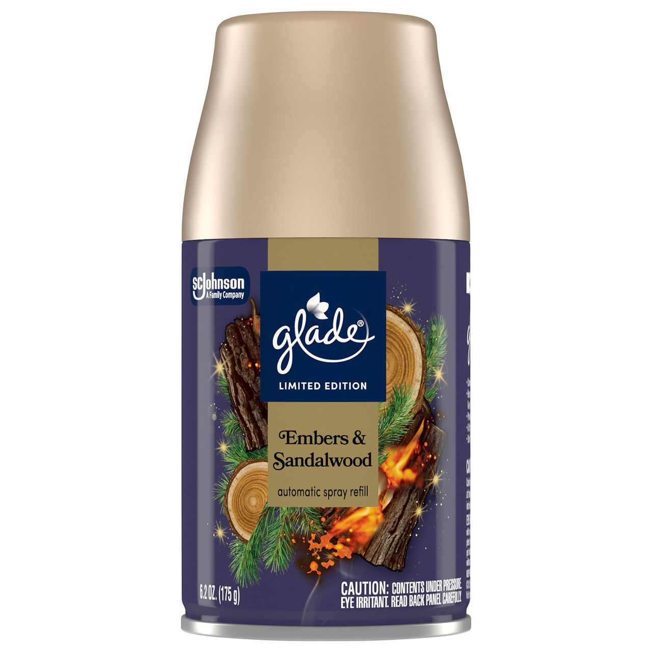 Glade® Automatic Spray Air Freshener Refill, Embers & Sandalwood, 6.2 oz, 1 ct