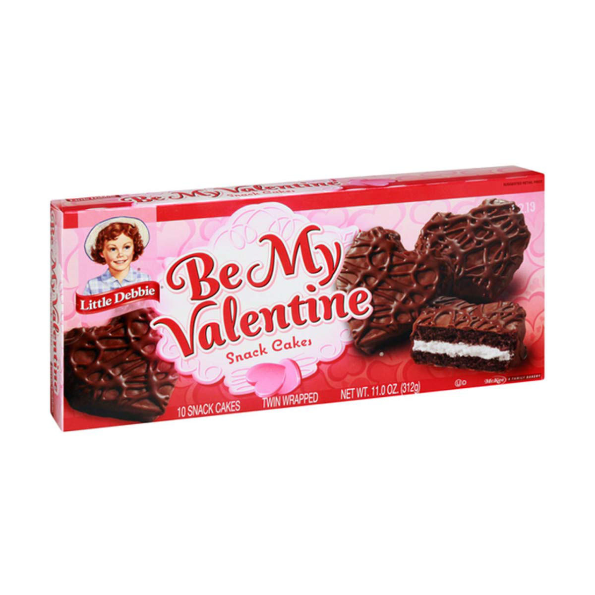 Little Debbie Be My Valentine Cakes - Chocolate, 11 oz