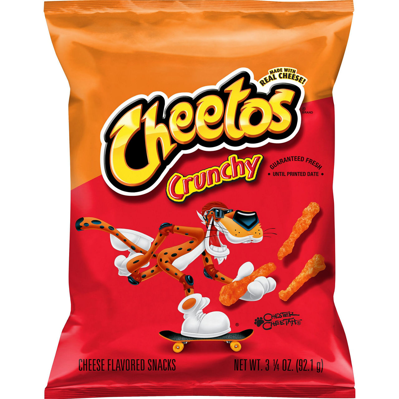 Cheetos Crunchy Cheese Flavored Snacks, 3 1/4 oz