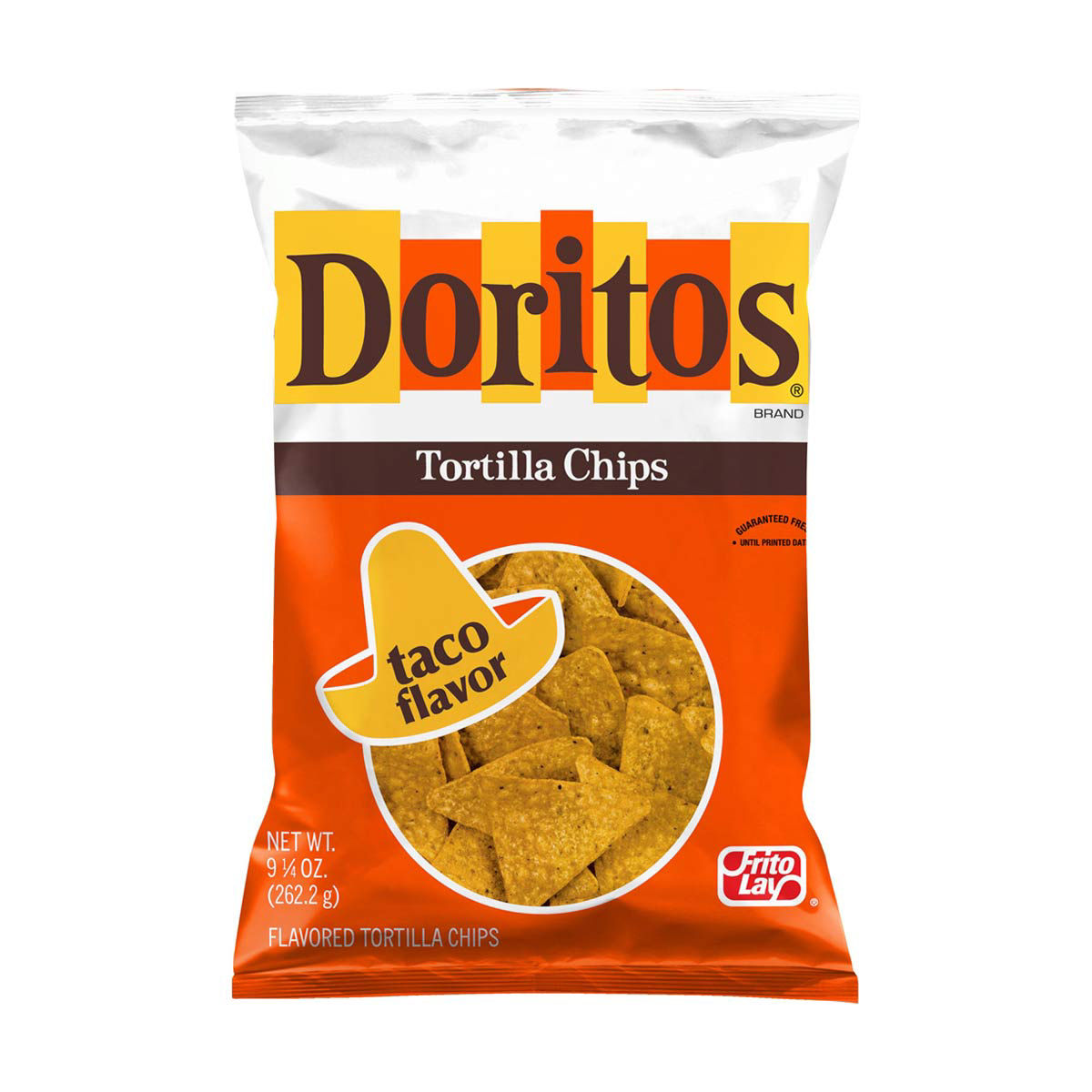Doritos Tortilla Chips, Taco Flavored, 9.25 oz
