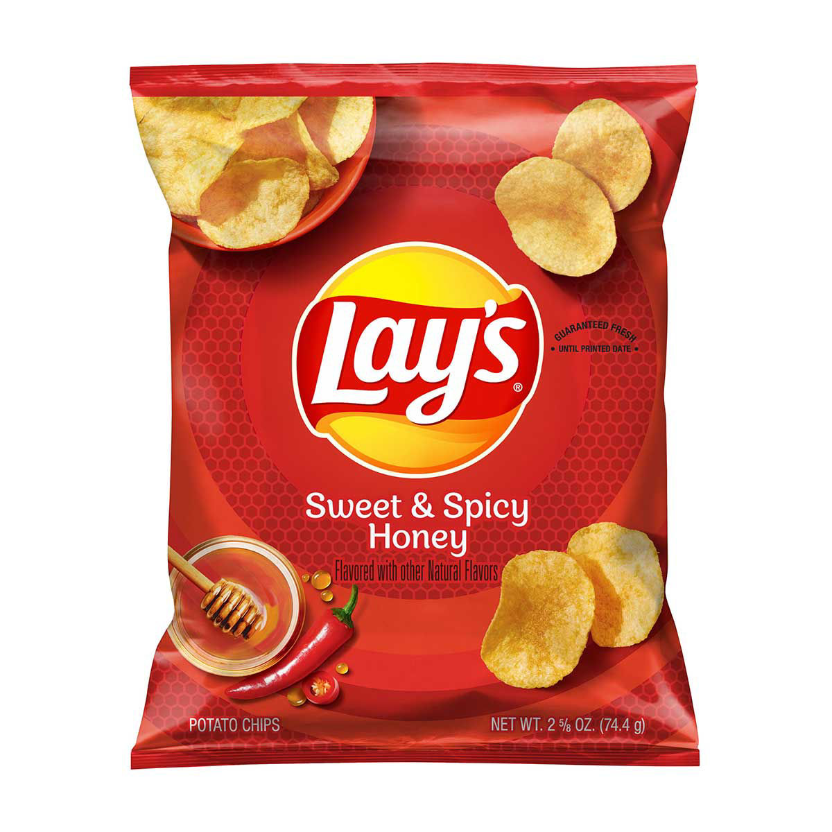 Lay's Potato Chips, Sweet & Spicy Honey, 2 5/8 oz