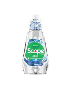 Crest Scope All Day Alcohol Free Mouthwash, 1 L
