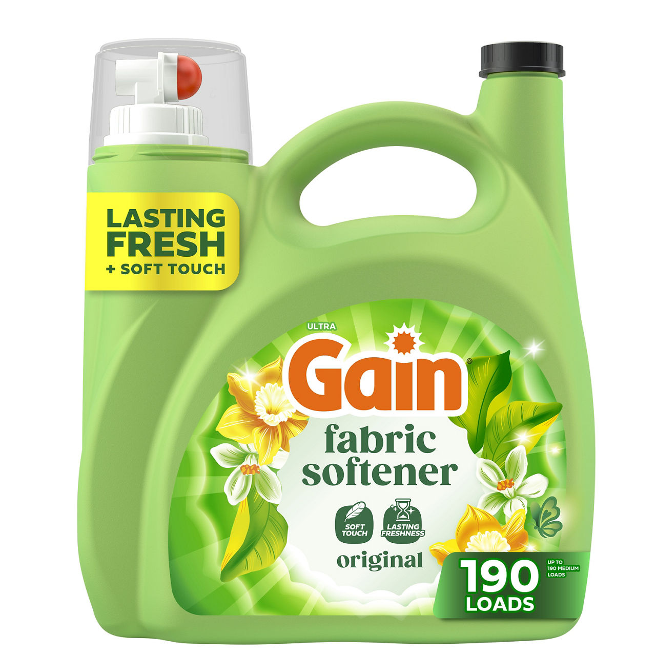 Gain Liquid Fabric Softener, Original Scent, 140 fl oz