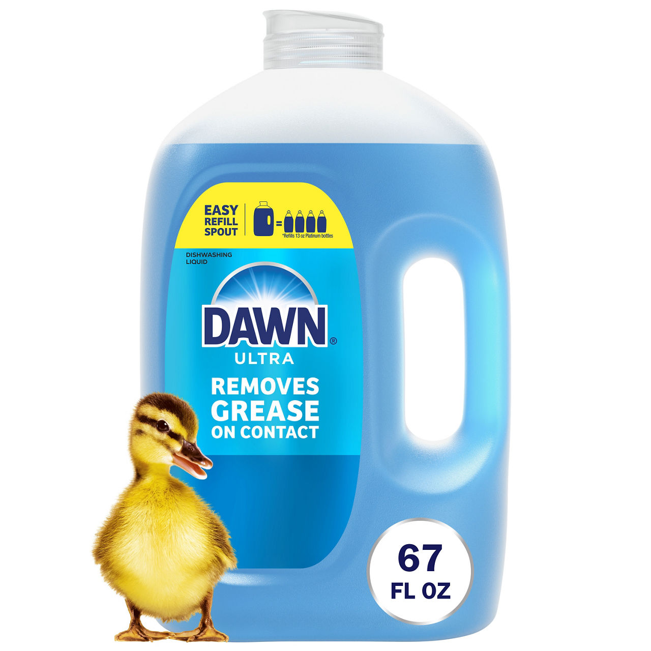 Dawn Ultra Refill Jug Dish Soap, Dishwashing Liquid, Original, 67oz