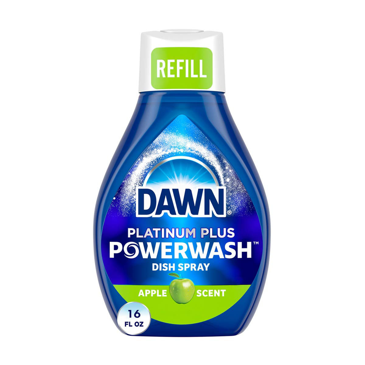 Dawn Platinum Plus Powerwash Dish Spray Refill, Apple Scent, 16 fl oz