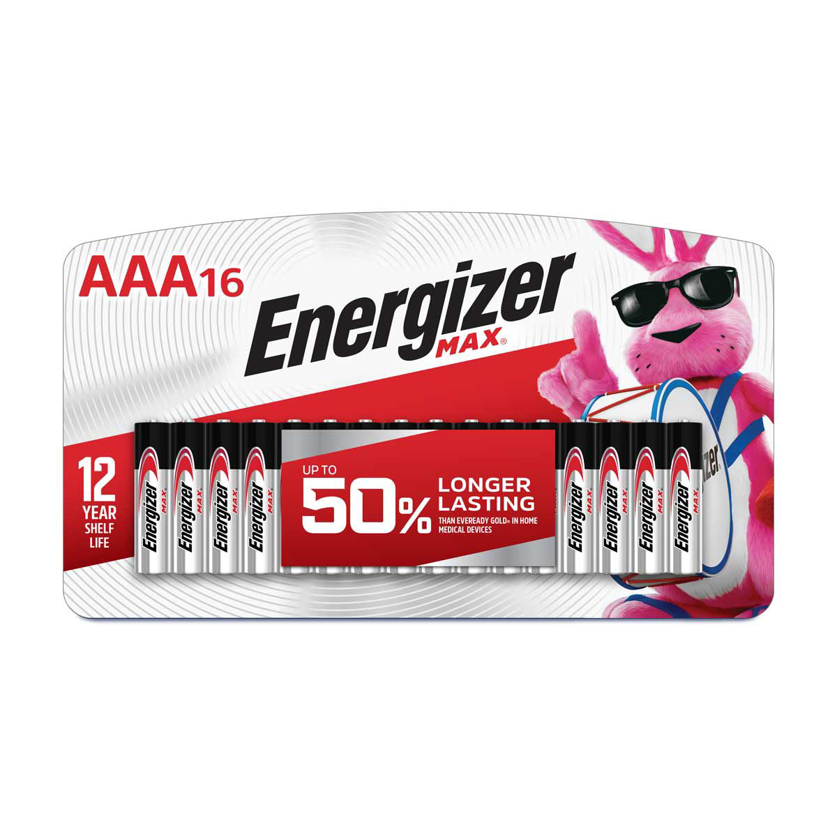 Energizer MAX AAA Batteries (16 Pack), Triple A Alkaline Batteries