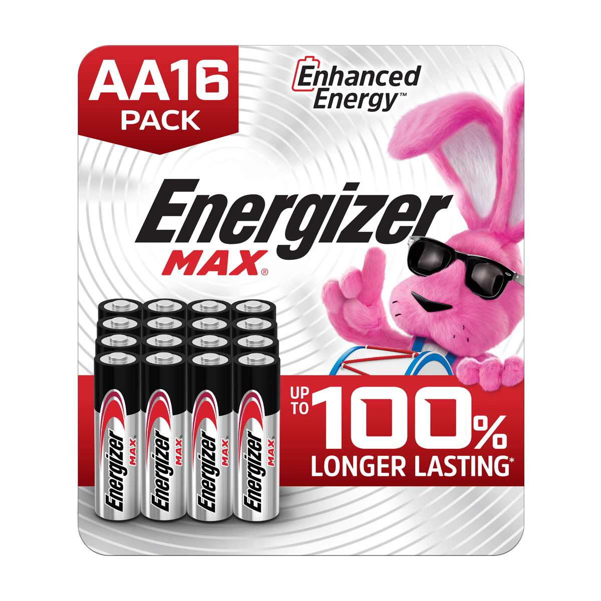 Energizer MAX AA Batteries, Double A Alkaline Batteries, 16 pk
