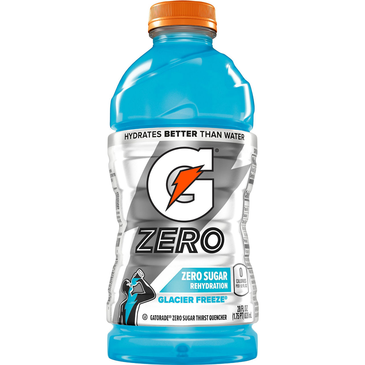 Gatorade Zero Zero Sugar Thirst Quencher Glacier Freeze 28 Fl Oz