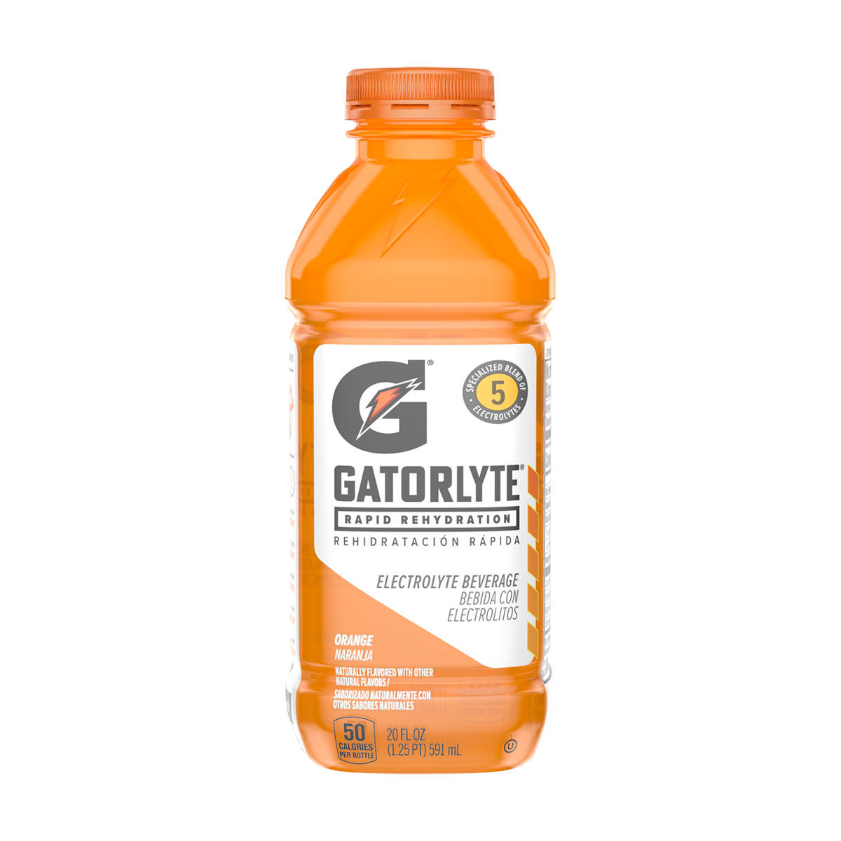 Gatorade Gatorlyte Rapid Rehydration Electrolyte Beverage Orange 20 Fl Oz