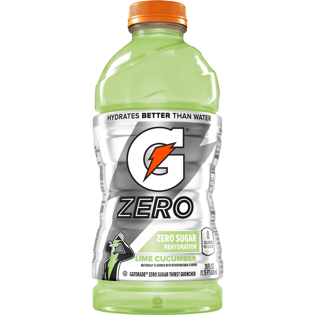 Gatorade Zero Zero Sugar Thirst Quencher Lime Cucumber 28 Fl Oz