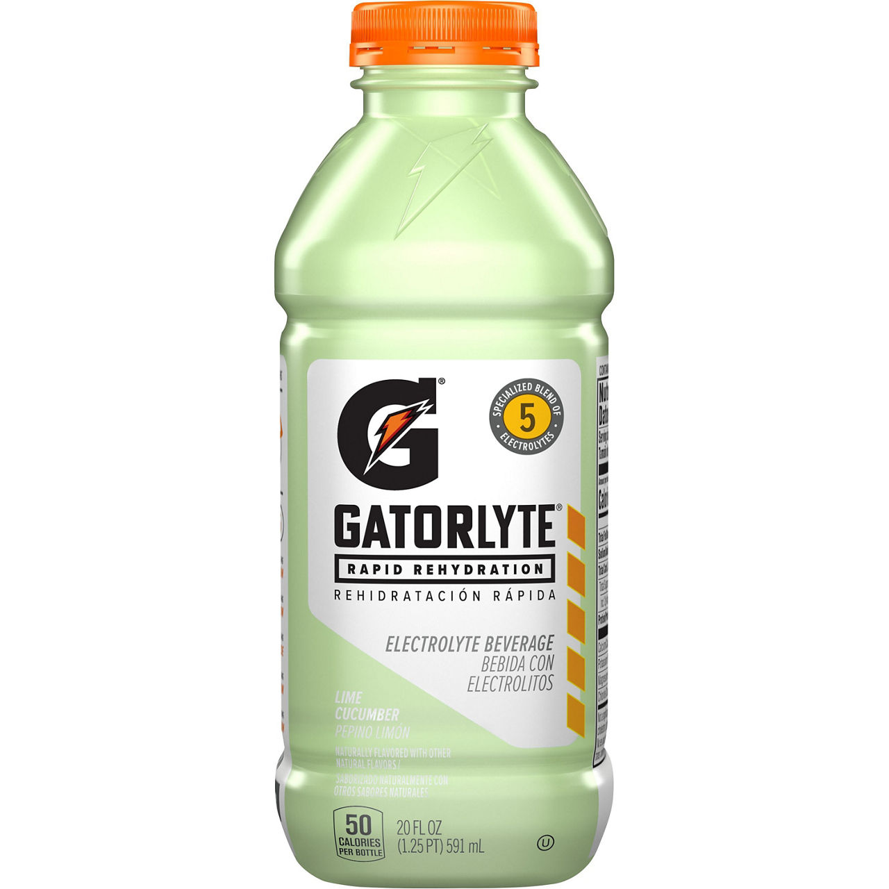 Gatorade Gatorlyte Electrolyte Beverage Lime Cucumber 20 Fl Oz