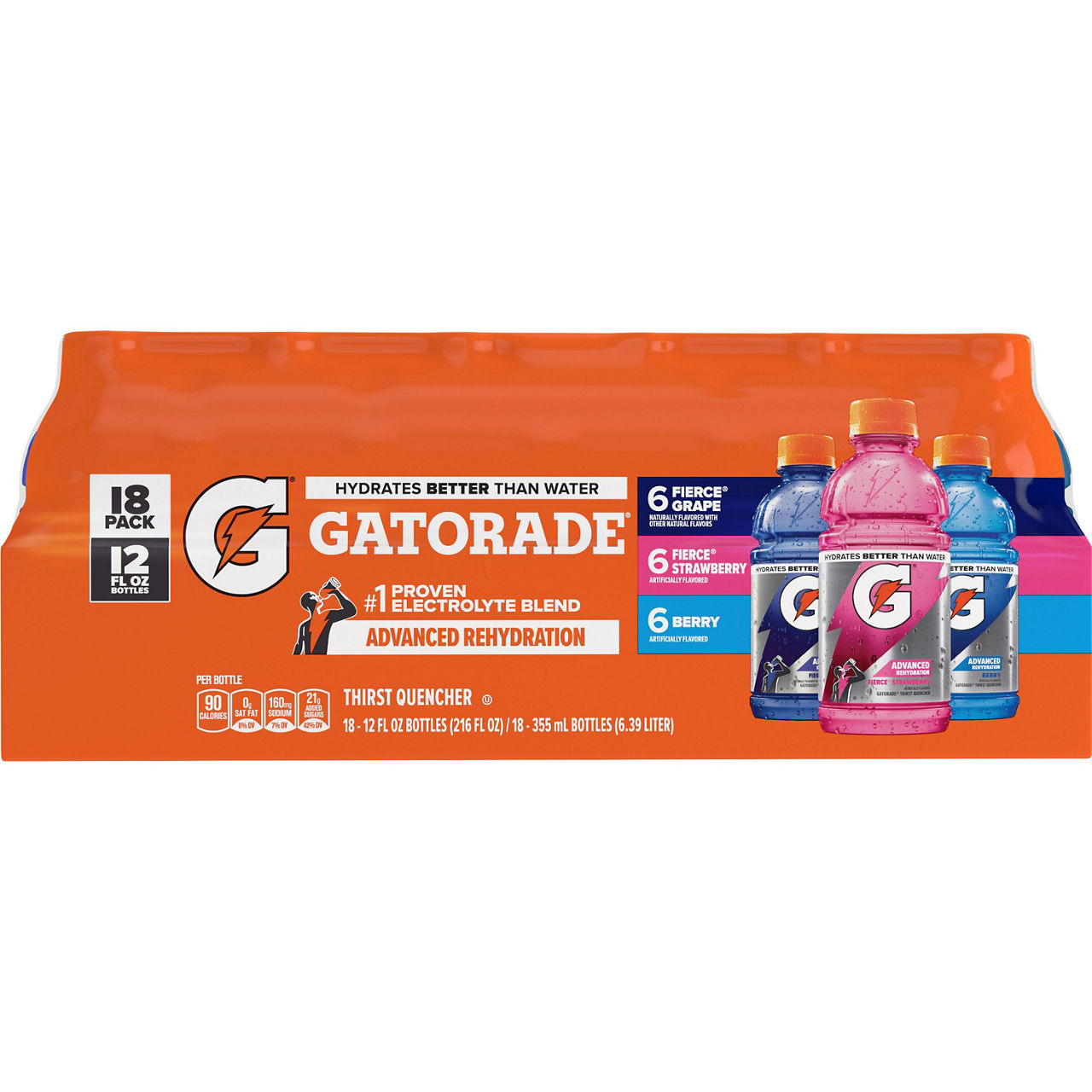 Gatorade Thirst Quencher Variety Pack 12 Fl Oz, 18 Count