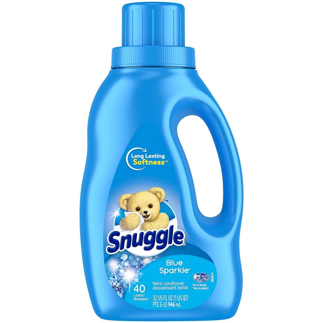 Snuggle Fabric Softener Liquid, Blue Sparkle, 32 Ounce, 40 Loads