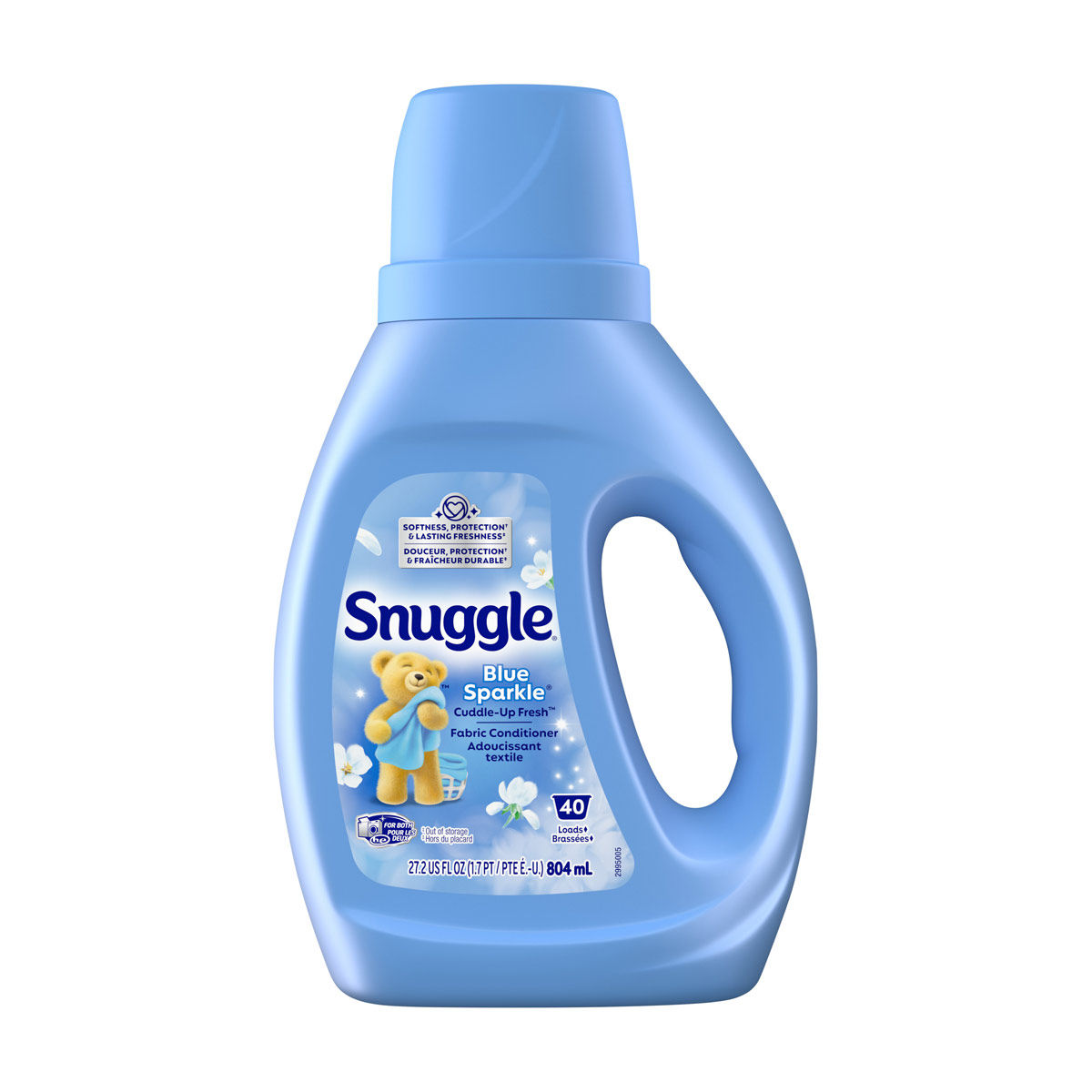 Snuggle Blue Sparkle Cuddle- Up Fresh 27.2oz Liquid Fabric Conditioner