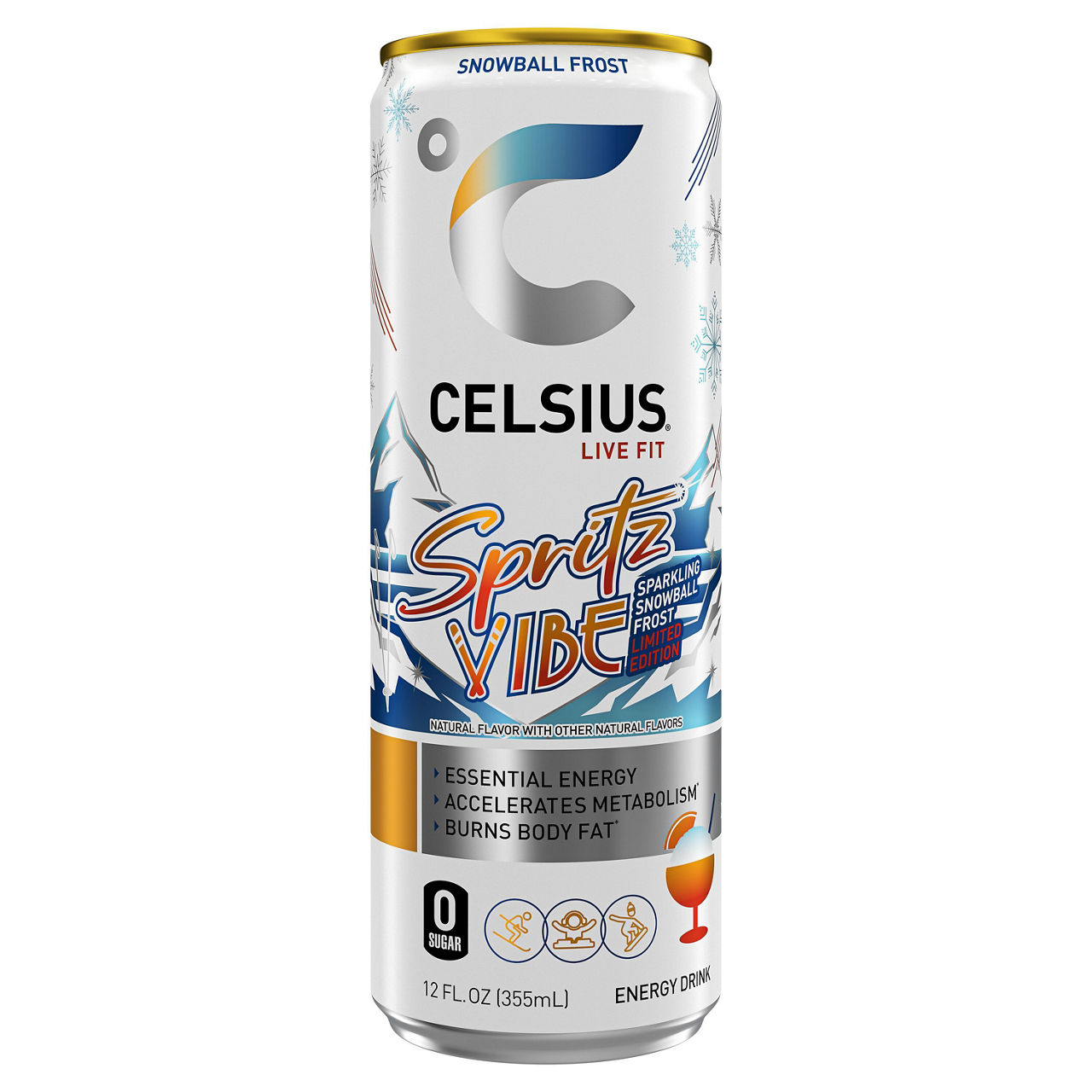 Celsius Sparkling Spritz Vibe 12 Fl Oz